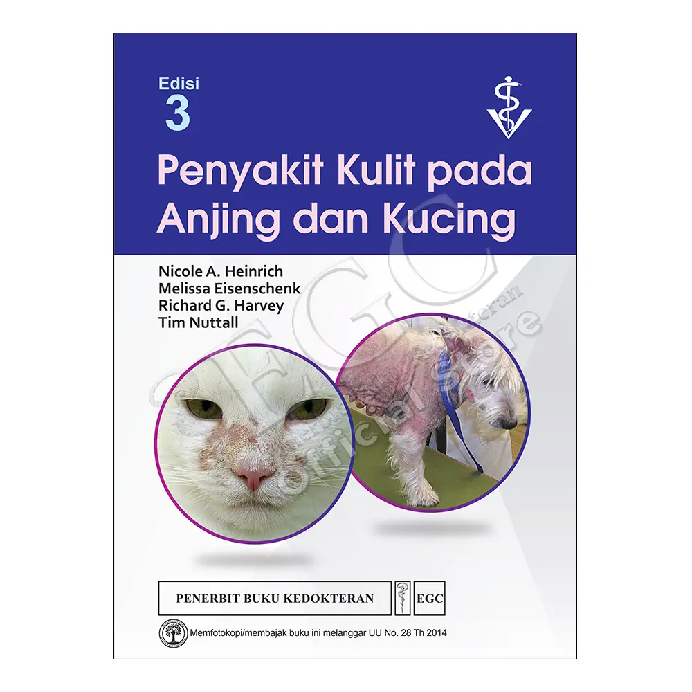 Penyakit Kulit pada Anjing & Kucing E/3 (bp)