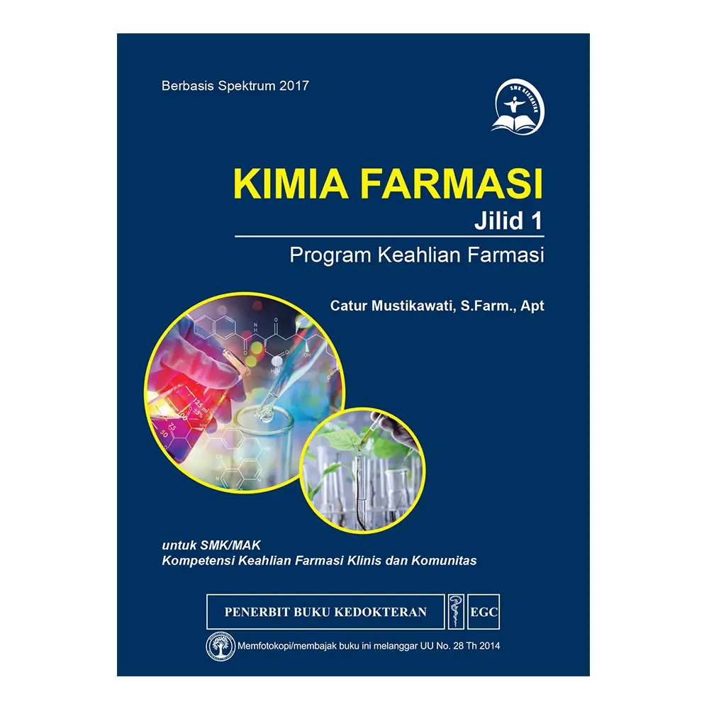 Kimia Farmasi Jil.1 u/SMK (Catur) JTM