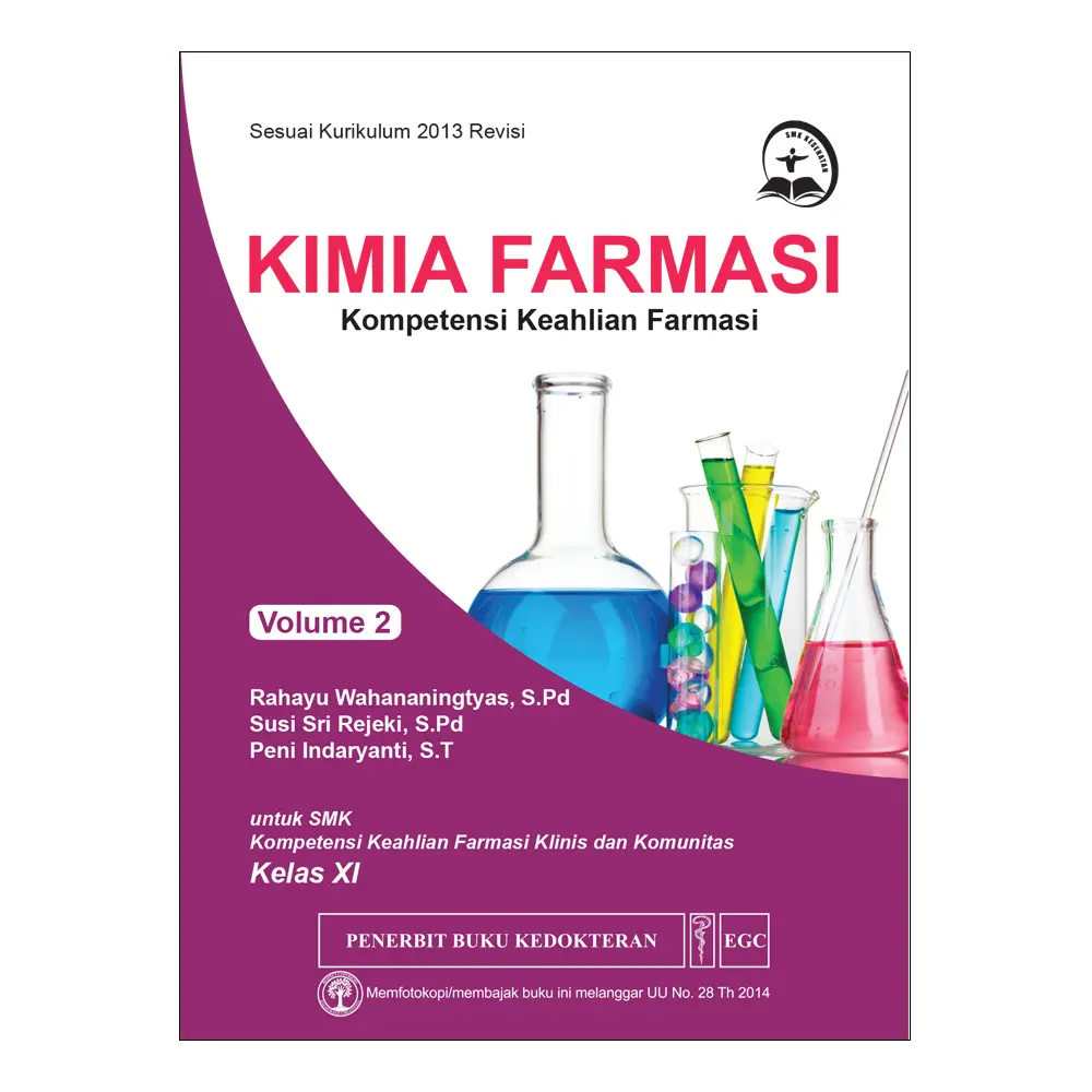 Kimia Far Kls XI Vol.2 SMK (Rahayu) JTG