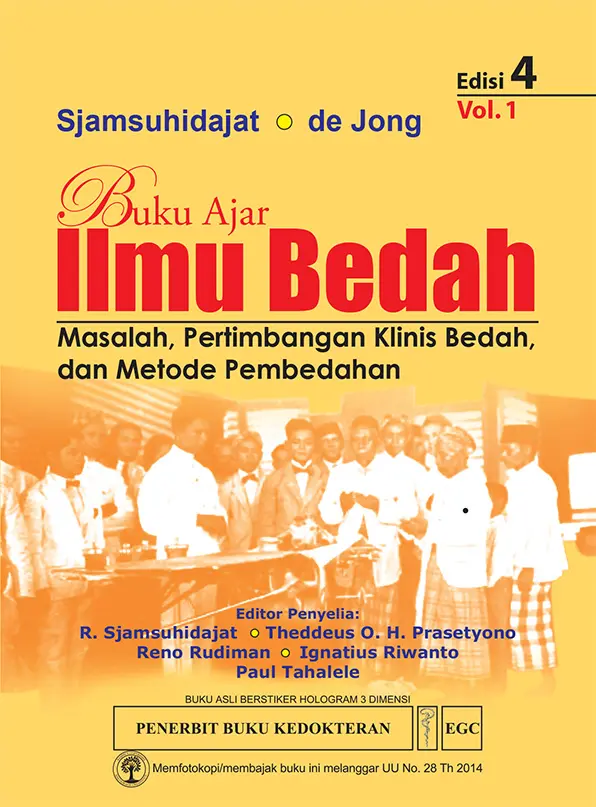 Buku Ajar Ilmu Bedah Vol. 1 E/4 (bp)