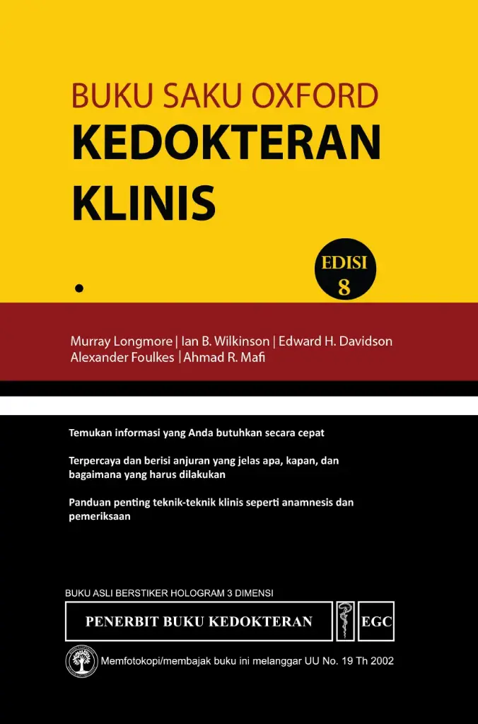 Buku Saku Oxford Kedokteran Klinis E/8 (hc)