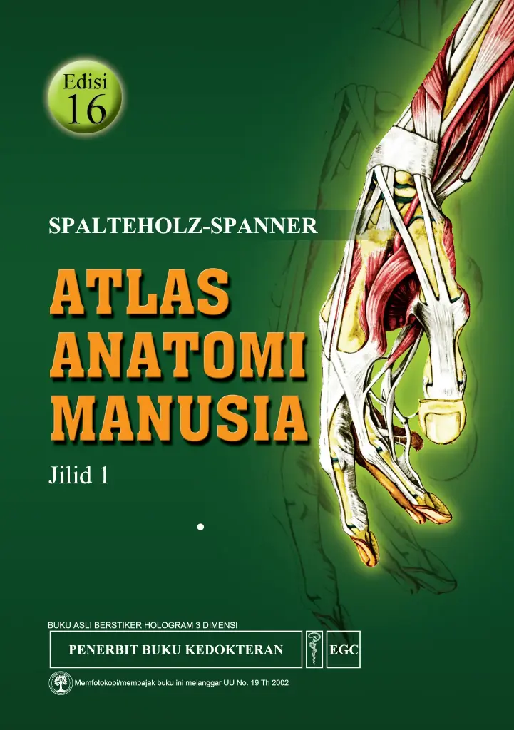 Atlas* Anatomi Manusia Spalteholz Vol.1 