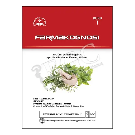 [978-623-203-527-0] Farmakognosi Buku 1 Fase F Kls XI-XII 