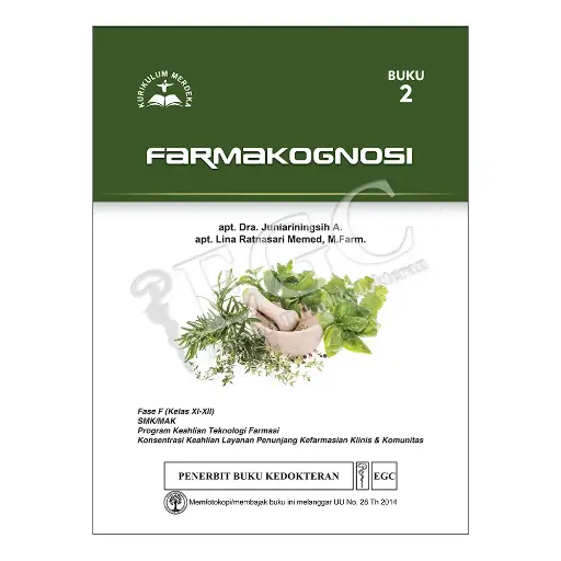 [978-623-203-528-7] Farmakognosi Buku 2 Fase F Kls XI-XII 