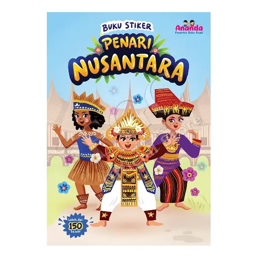 [978-623-203-391-7] Buku Stiker Penari Nusantara
