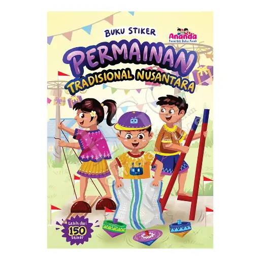[978-623-203-400-6] Buku Stiker Permainan Tradisional Nusantara