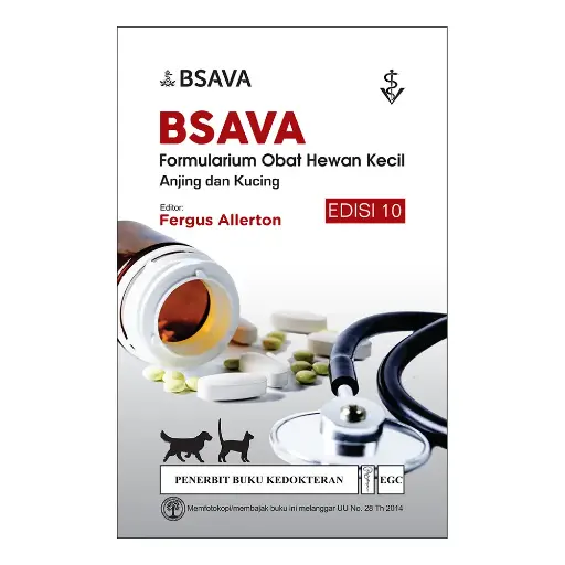 [978-623-203-283-5] BSAVA Formularium Anjing & Kucing E/10 (bp)
