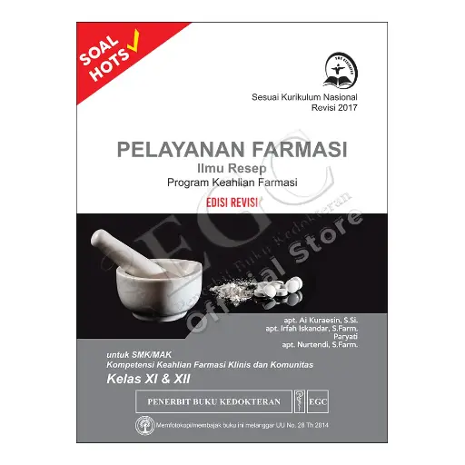 [978-623-203-306-1] Pelayanan^ Far Resep Kls XI&XII REV SMK