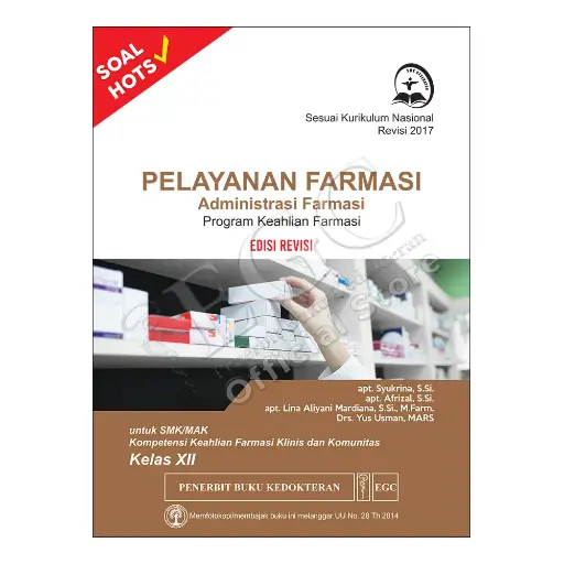 [978-623-203-310-8] Pelayanan^ Far.Adm Kls XII REV SMK (Syukrina)