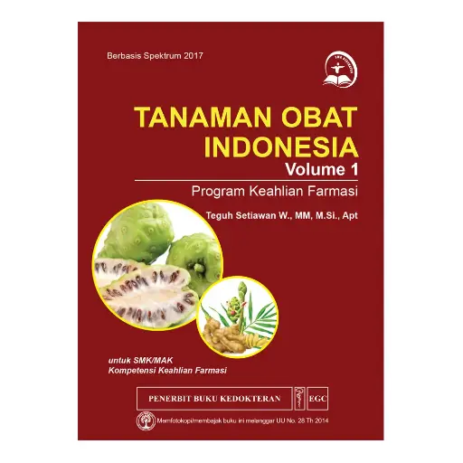 [978-979-044-881-0] Tanaman Obat Ind V.1 SMK (Teguh) JTM