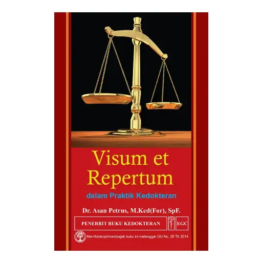[978-623-203-150-0] Visum et Repertum dalam Kedokteran