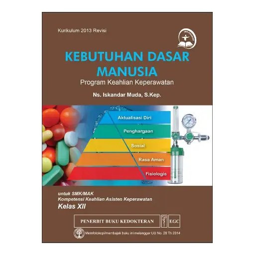 [978-623-203-165-4] Kebutuhan Dasar Manusia Kls XII u/SMK
