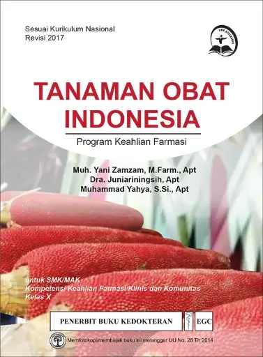 [978-979-044-842-1] TOI^ Farmakognosi Dasar Kls X SMK (Yani) JBR