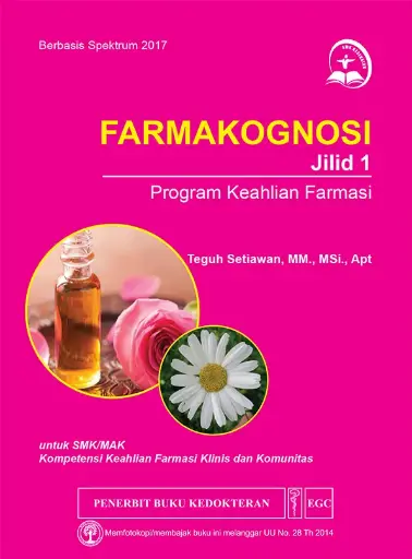 [978-979-044-828-5] Farmakognosi Jil.1 u/SMK (Teguh) JTM