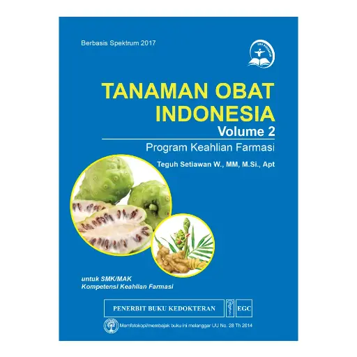 [978-979-044-882-7] Tanaman Obat Ind V.2 SMK (Teguh) JTM
