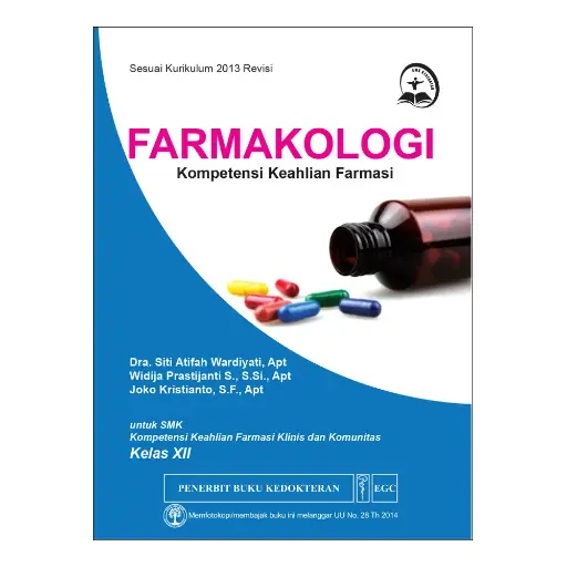 [978-979-044-866-7] Farmakologi u/SMK Kls XII (Siti) JTG