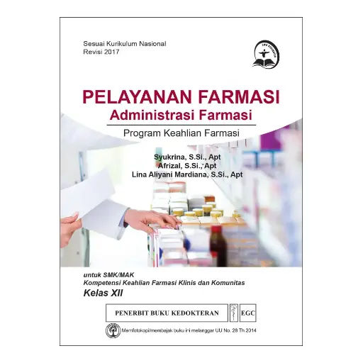 [978-979-044-920-6] Pelayanan^ Far. Adm. Far. Kls XII (Syukrina) JBR