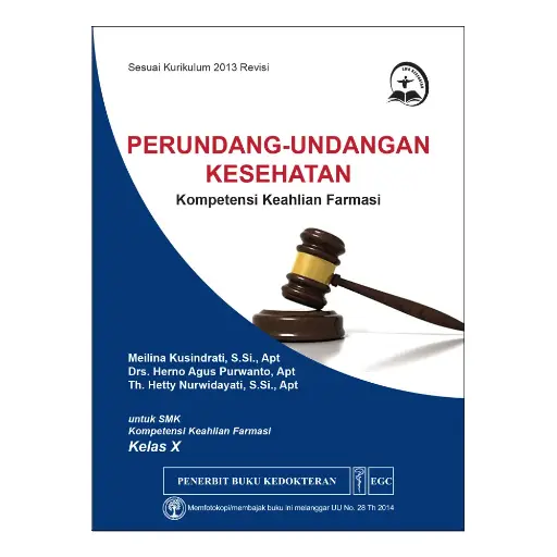 [978-979-044-822-3] Perundang2an Kes Kls X SMK (Meilina) JTG