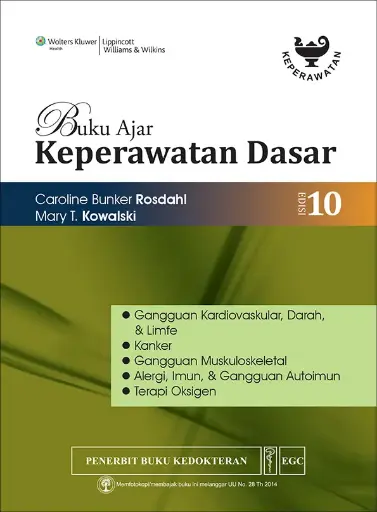 [978-979-044-761-5] Buku Ajar Kep. Dsr Gang. Kardio Rosdahl E/10 (bp)