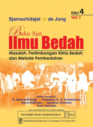 [978-979-044-775-2] Buku Ajar Ilmu Bedah Vol. 1 E/4 (bp)