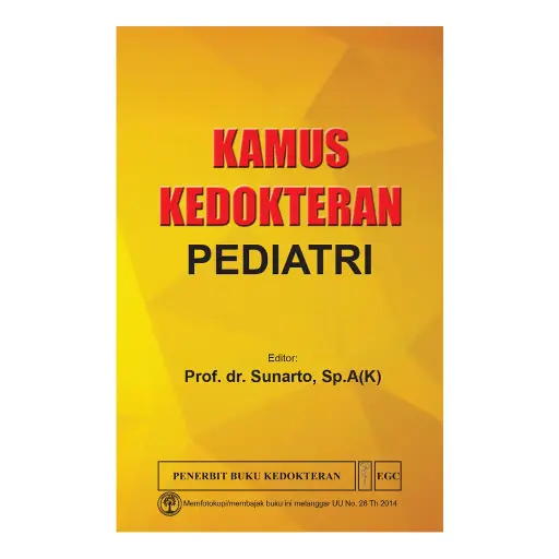 [978-979-044-804-9] Kamus Kedokteran Pediatri (bp)