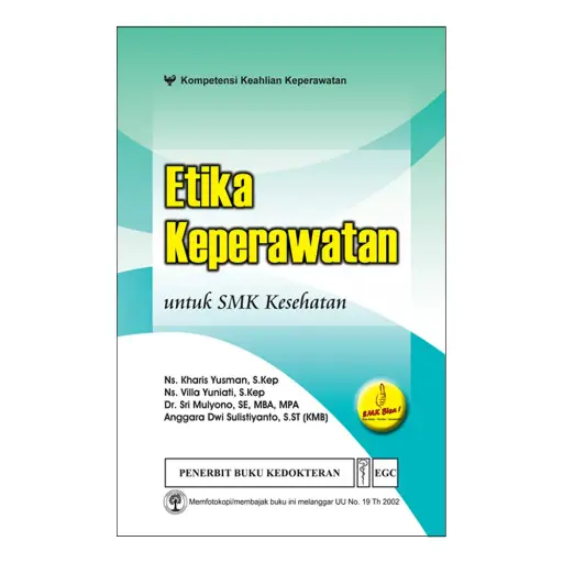 [978-979-044-357-0] Etika Keperawatan u/SMK Kes
