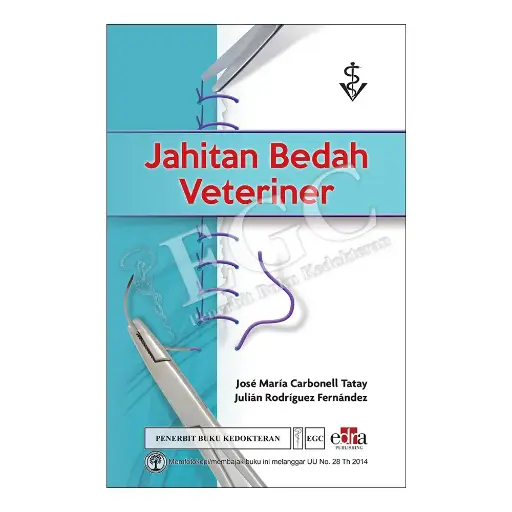 [978-623-203-487-7] Jahitan Bedah Veteriner