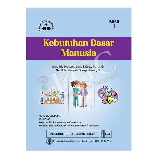 [978-623-203-521-8] Kebutuhan Dasar Manusia Buku 1 Fase F Kls XI-XII